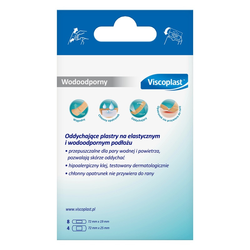 Plaster wodoodporny Viscoplast Zestaw 12szt 7100226521 3M